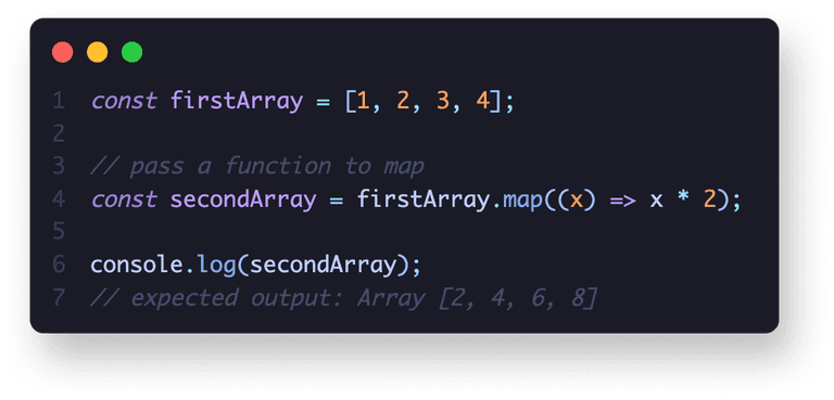 Map coding const firstArray