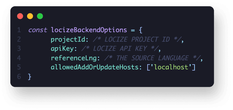 Code snippet