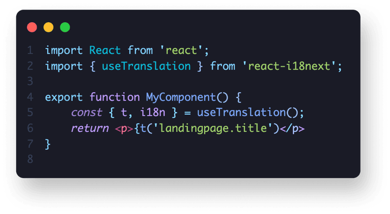 Code snippet
