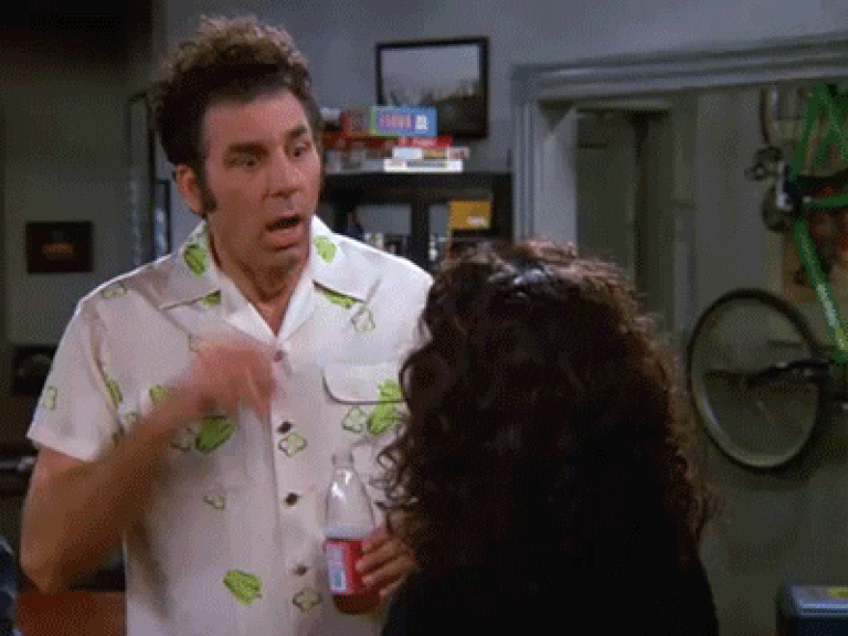 gif of kramer saying you just blew my mind