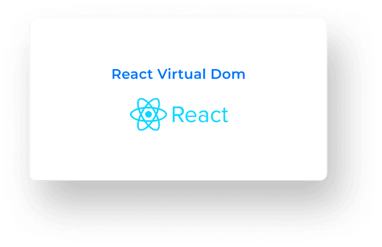 react virtual dom and react logo